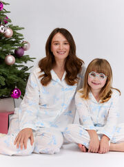 Kids' bow print pyjamas in a bag